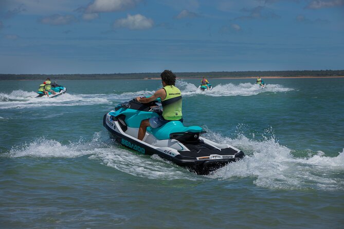 1-Hour Thunderball WWII Adventure Jet Skiing in Darwin - Getting comfortable on the jet ski