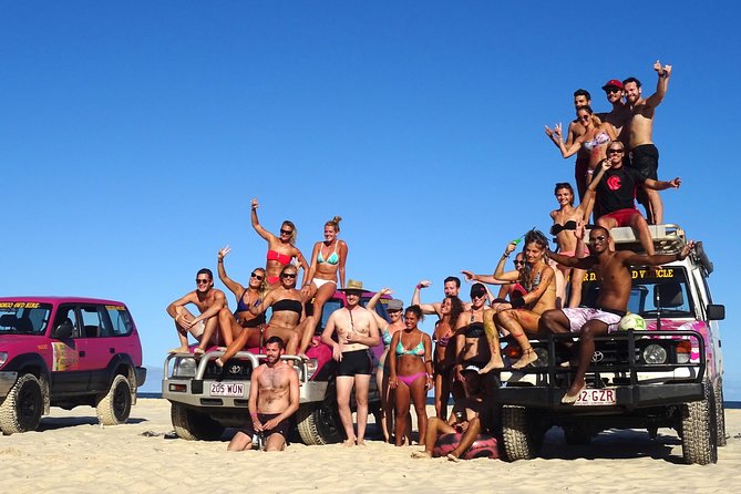 3 Day PINK4WD Tagalong Tour - K'gari/Fraser Island - Indian Head, Champagne Pools, and the eastern coast