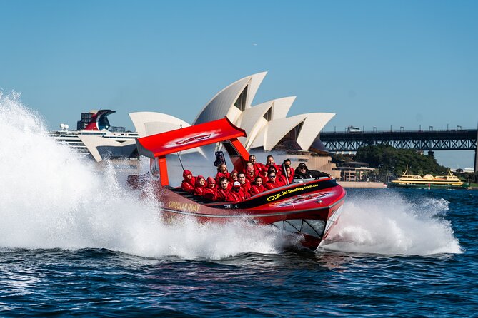 30-Minute Sydney Harbour Jet Boat Thrill Ride - Fort Denison, naval vessels, and the wider harbour