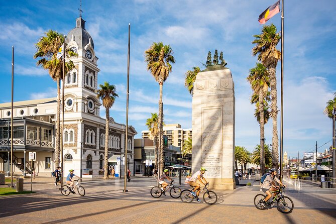 Adelaide City to Sea Bike Tour - Glenelg Beach: your final stop, not a rushed photo call