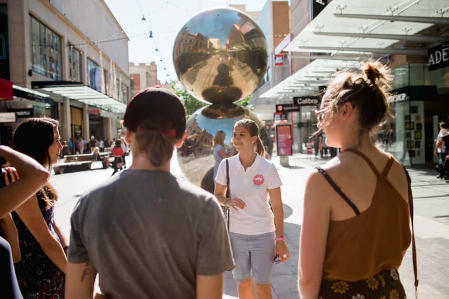 Adelaide: City Walking Tour with Guide - Meeting the guide at the Mall’s Balls