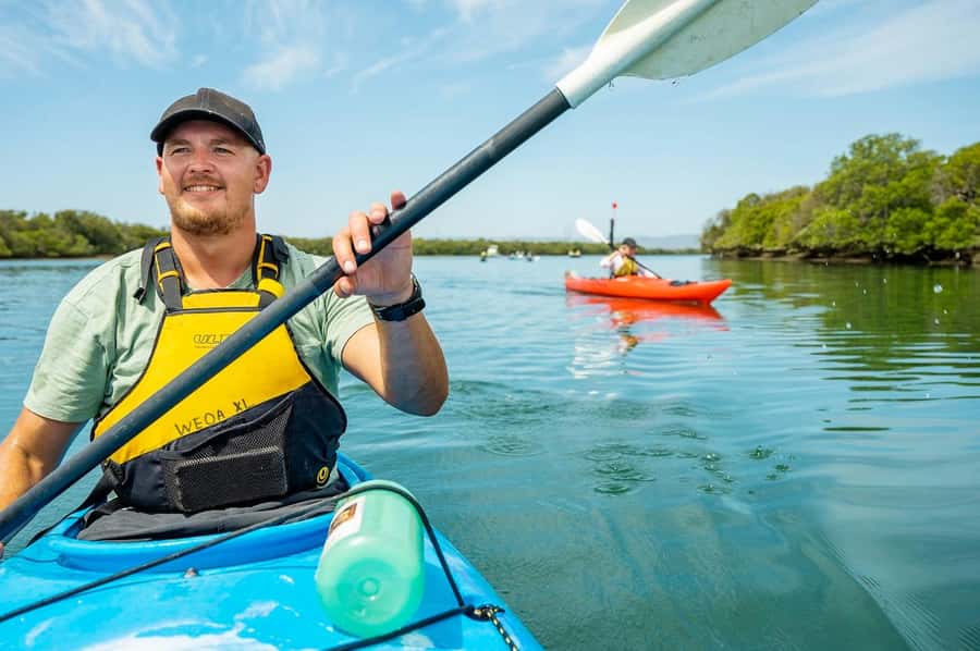 Adelaide: Dolphin Sanctuary Single or Double Kayak Rental - The safety briefing and equipment