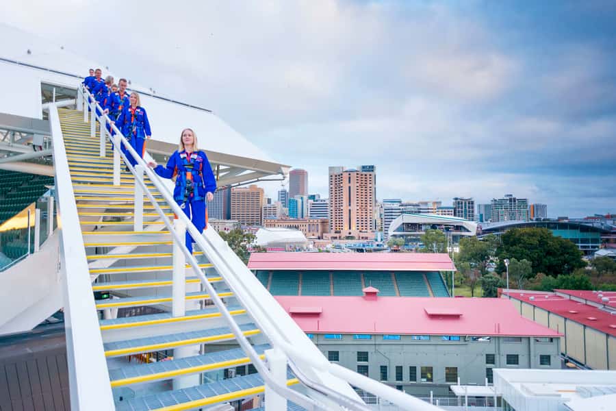 Adelaide: Rooftop Climbing Experience of the Adelaide Oval - Guides, safety, and the tone of the climb