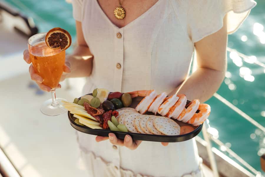 Airlie: Adults Only Sunset Sail with Aperol Spritz/Antipasto - The Lady Enid and its old-school sailing style