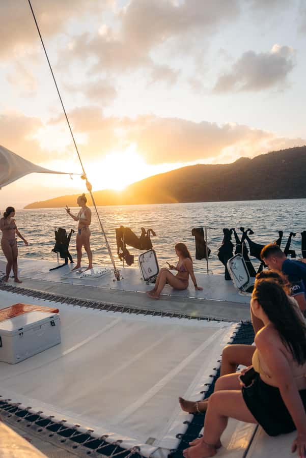 Airlie Beach: 2-Day Whitsunday Islands Sailing Snorkel Tour - Choosing reef sites around the Whitsundays