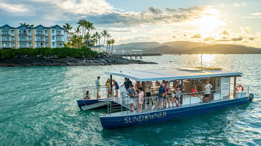 Airlie Beach: 2-Hour Sunset Cruise with Sparkling Wine - Setting out from Coral Sea Marina