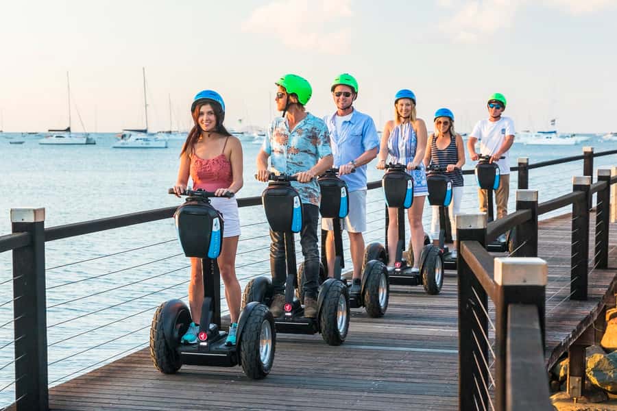 Airlie Beach: 3-Hour Sunset Segway Tour with Dinner - Along the Bicentennial Boardwalk to Coral Sea Marina