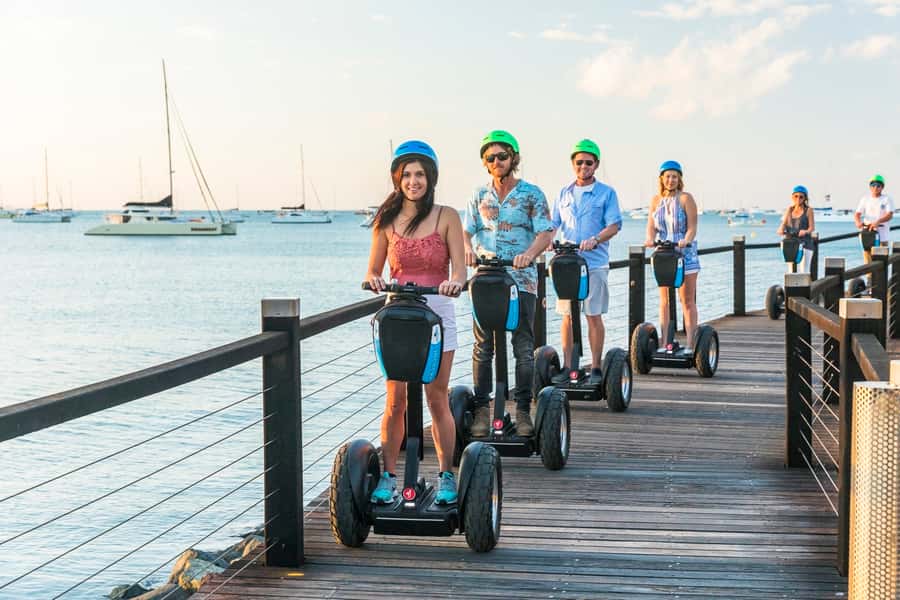 Airlie Beach: 3-Hour Sunset Segway Tour with Dinner - Shingley Beach and the ride toward Cannonvale
