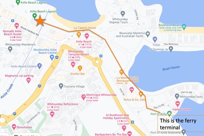 Airlie Beach: Cedar Creek Express (cruise ship friendly) - Key points to know before you go
