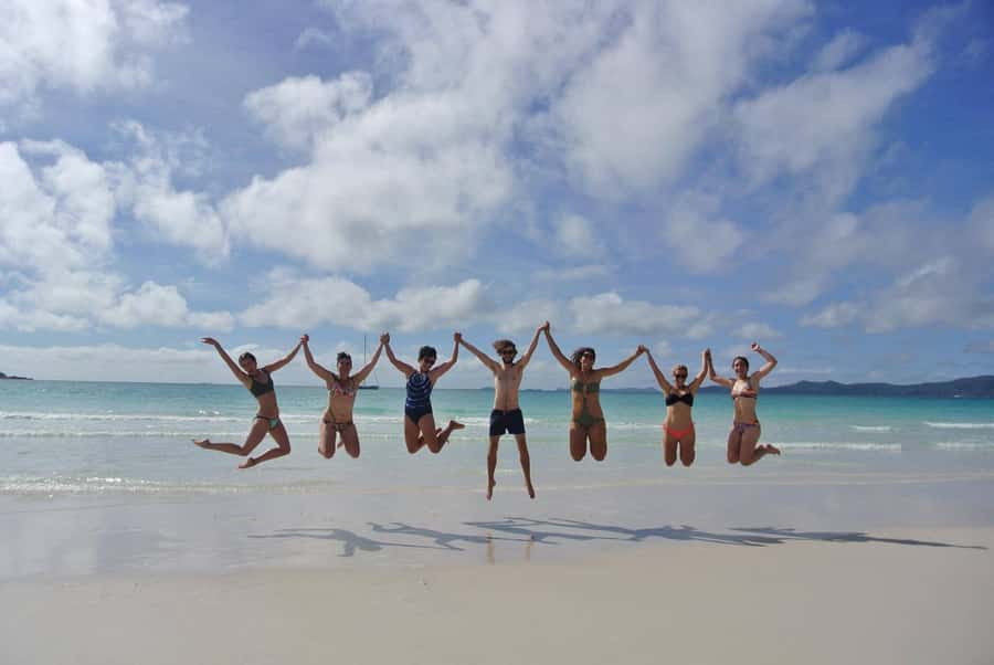 Airlie Beach: Whitsunday Islands 2-Day Sailing Tour - Whitehaven Beach before the crowds