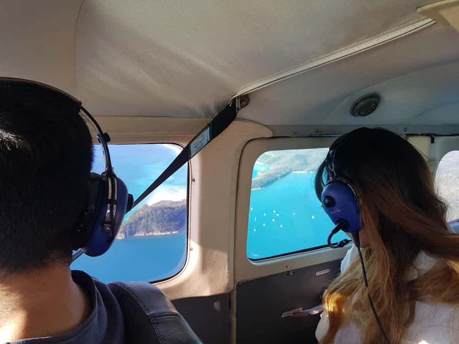 Airlie Beach: Whitsunday Islands & Heart Reef Scenic Flight - From Airlie Beach to the runway