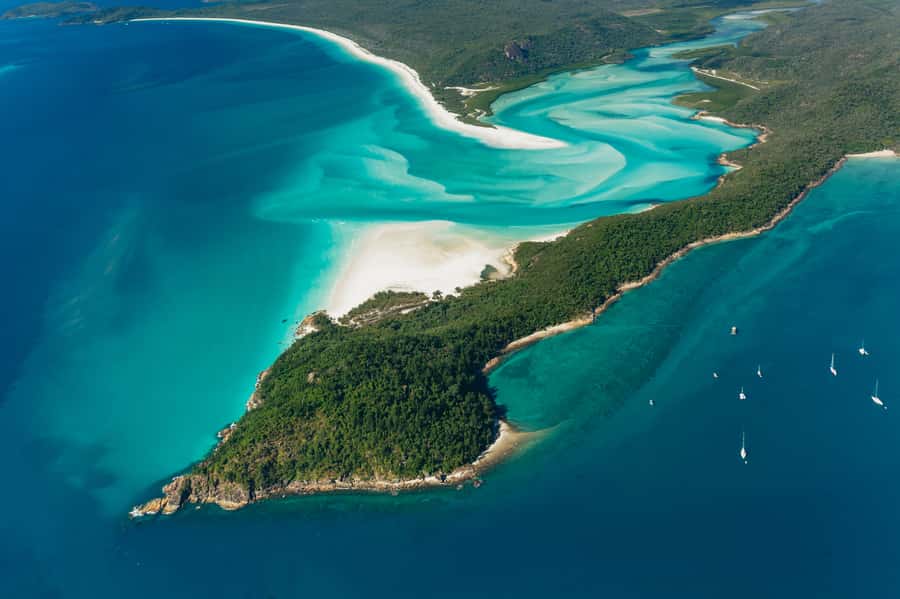 Airlie Beach: Whitsundays & Heart Reef Scenic Flight - The short ride from Airlie Beach to Whitsunday Airport