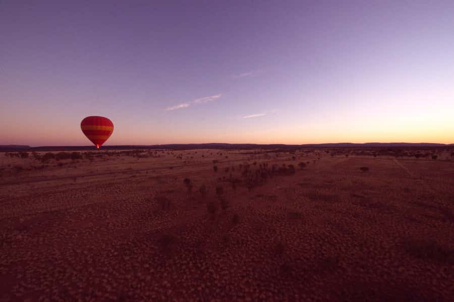 Alice Springs: Early Morning Hot Air Balloon Flight - Floating above the Central Australian Outback