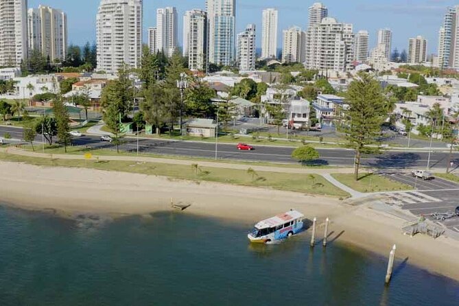Aquaduck Gold Coast 1 hour City and River Tour - Main Beach and the northern end of the route