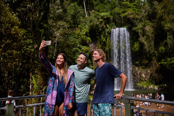 Barefoot Atherton Tablelands Adventure by Cairns Waterfalls - Millaa Millaa Falls, the classic swimming stop