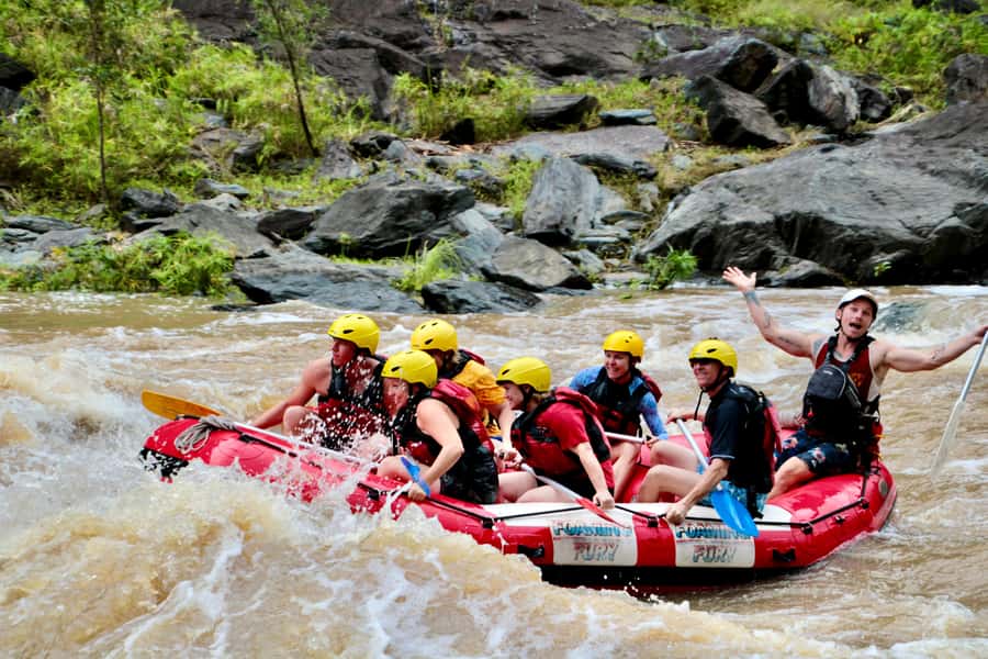 Barron Gorge: Half-Day Barron River White-Water Rafting - Up to two hours among rainforest and rapids