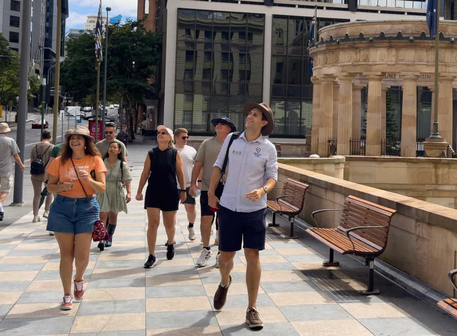 Best of Brisbane Walking Tour | Small Group & snack - Anzac Square and the Memorial Galleries