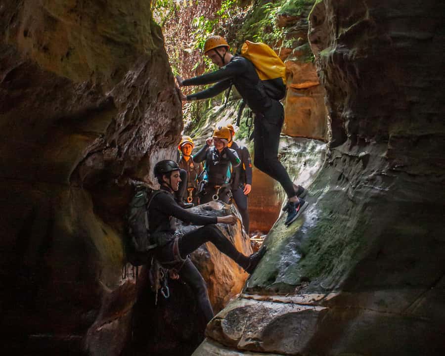 Blue Mountains: Abseiling and Canyoning Experience - Guides make the height feel manageable