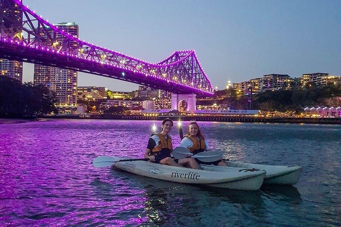 Brisbane City Twilight Kayak - A guided trip, not a map-reading exercise
