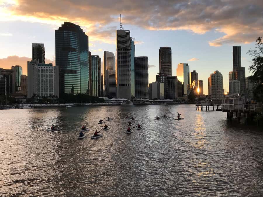 Brisbane: Illuminated River Night Kayak Tour - Key points at a glance