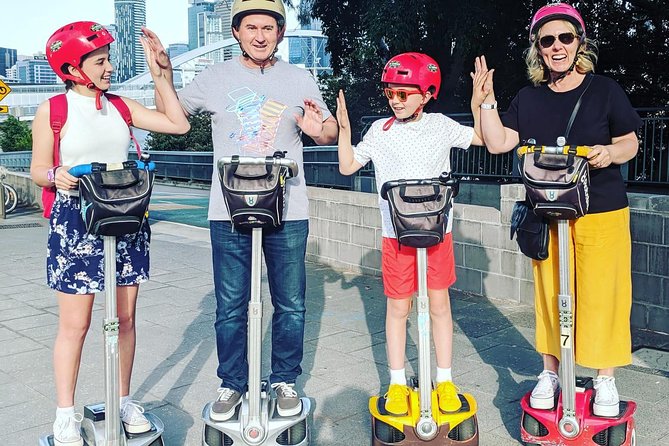 Brisbane Mini Segway Tour - Learning to ride at South Bank Parklands