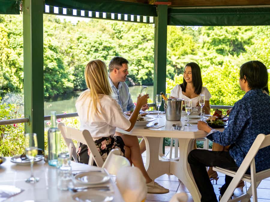 Brisbane: Tamborine Mountain Local Winery Tour with Lunch - Witches Falls pairs wine with mountain character