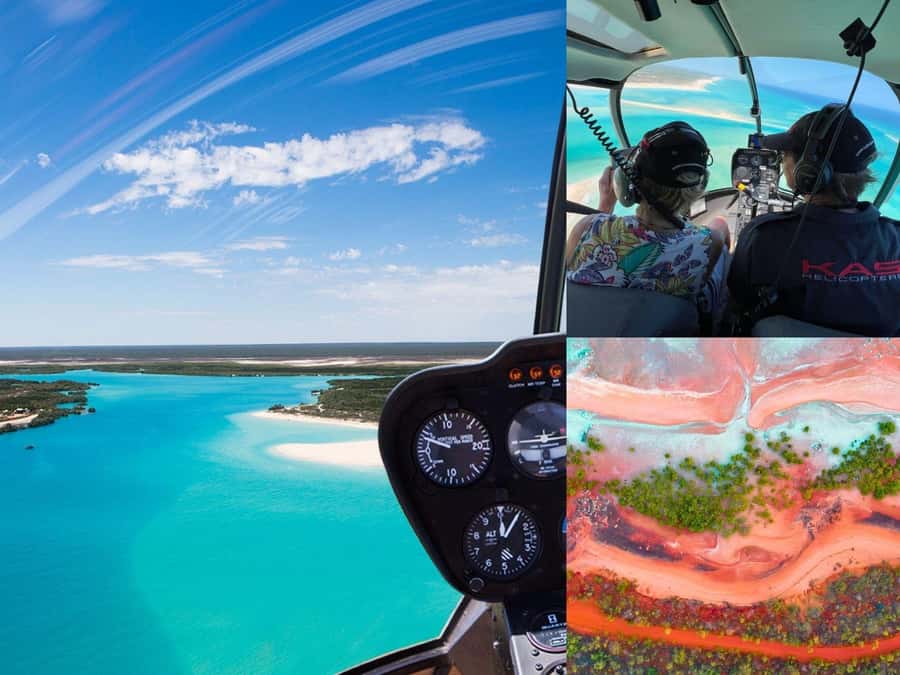 Broome: 30-Minute Scenic Helicopter Flight - Following Cable Beach north toward Willie Creek