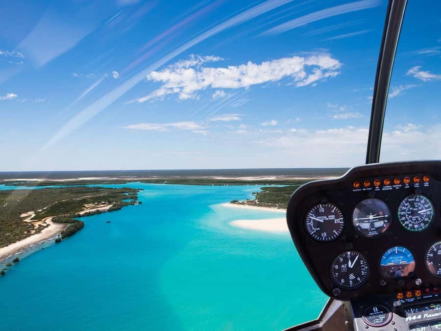 Broome: Helicopter Flight and Willie Creek Pearl Farm Tour - The return flight over Broome’s coast