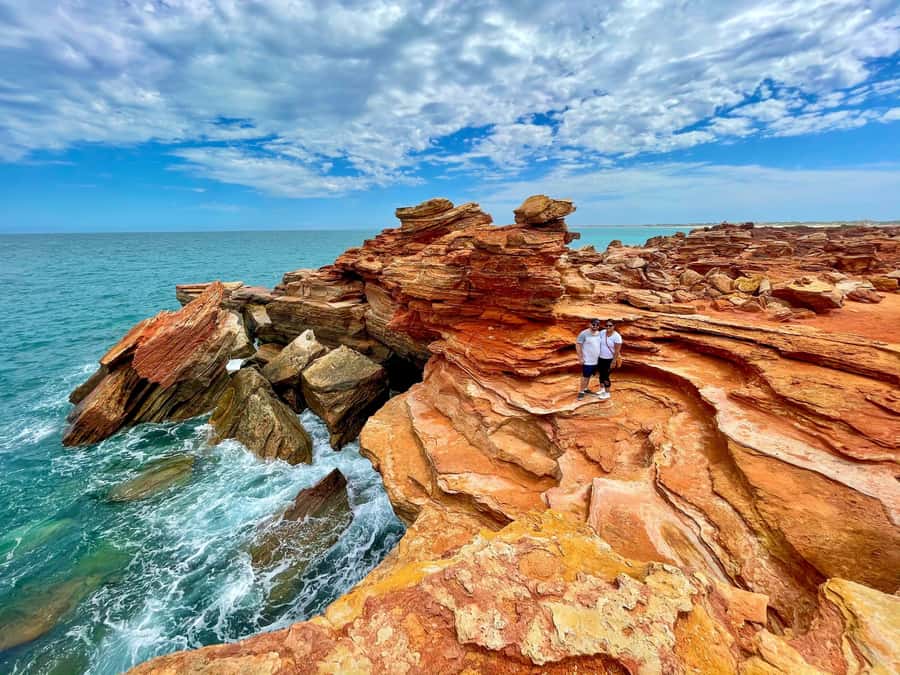 Broome: Panoramic and Discovery - Morning Tour w/ Transfers - Gantheaume Point, red rock, and dinosaur footprints