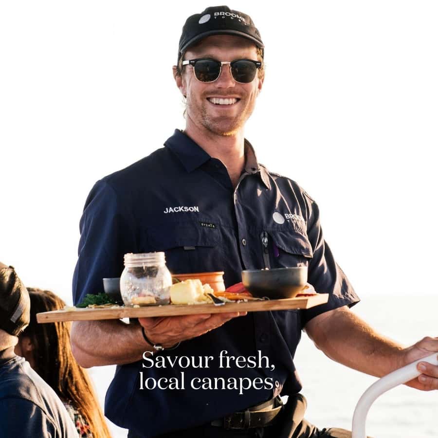 Broome's Iconic Catamaran Sunset Cruise - Sunset, wildlife, and the view from the water