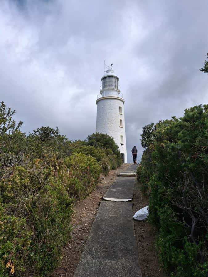 Bruny Island: Cape Bruny Lighthouse Tour - Climbing the original cast-iron spiral stairs