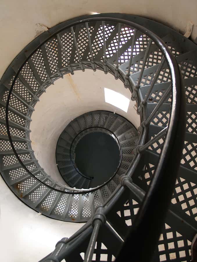Bruny Island: Cape Bruny Lighthouse Tour - The balcony at 114 metres above the sea