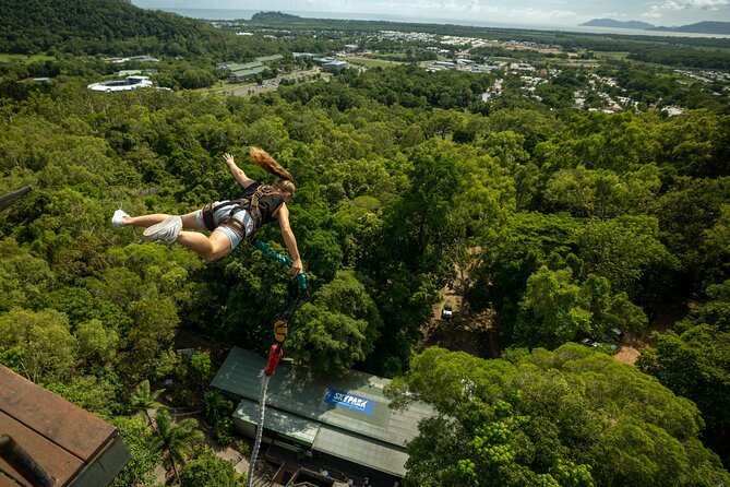 Bungy Jump Experience at Skypark Cairns by AJ Hackett - Photos, video, and the souvenir shirt