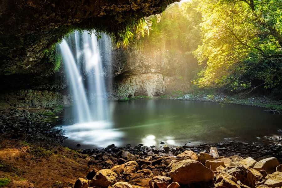 Byron Bay: Behind The Bay Waterfalls & Hidden Gems Day Tour - Killen Falls: a rewarding first swim