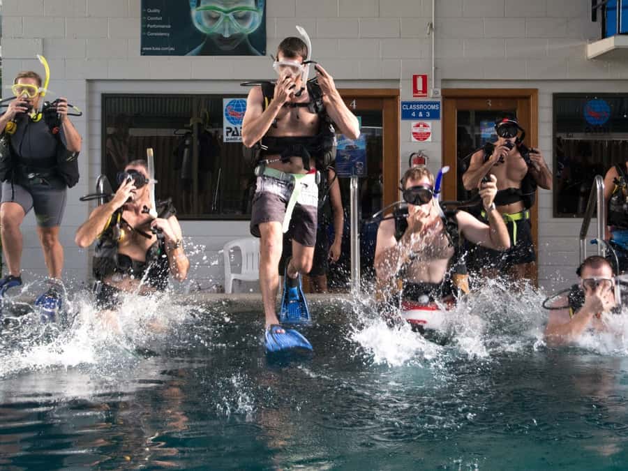 Cairns: 4-Day PADI Open Water Course - Day one: theory, paperwork, and the first pool skills