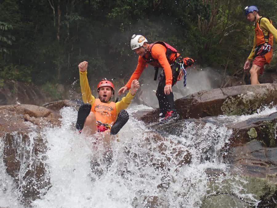 Cairns: Behana Gorge Rainforest Canyoning Tour - Abseiling beside clear waterfalls