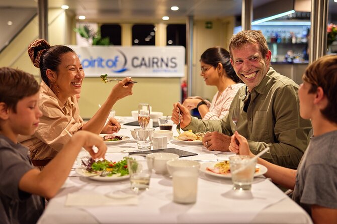 Cairns Catamaran Harbour and Dinner Cruise - The buffet: seafood, hot dishes, and desserts