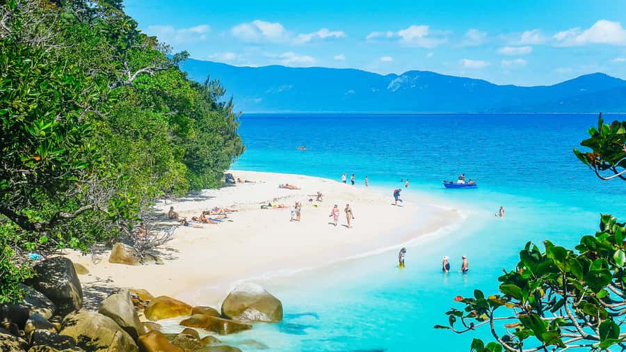 Cairns: Fitzroy Island Ferry w/ Snorkel, Lunch, Tour Options - The short boat ride from Cairns