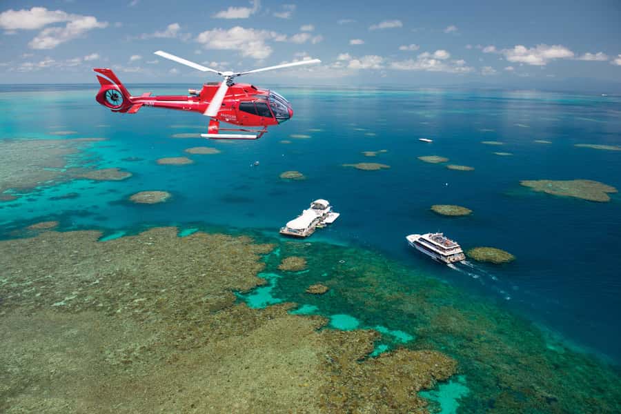 Cairns: Great Barrier Reef Cruise & 10 Minute Helicopter - Three hours on a reef platform
