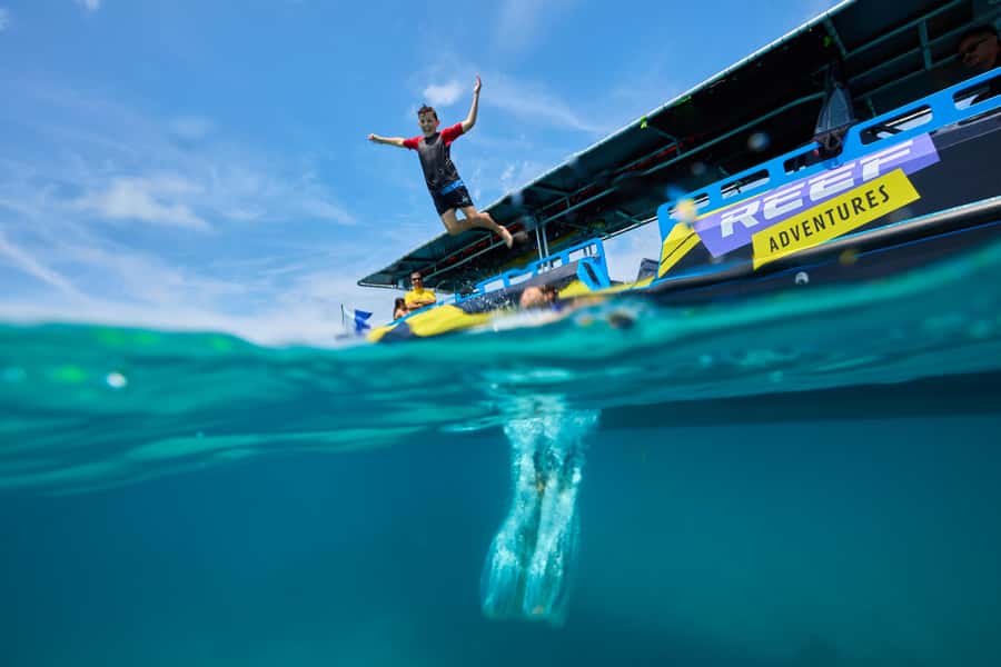 Cairns: Great Barrier Reef Half-Day Snorkelling Tour - Racing out from Cairns Marlin Marina