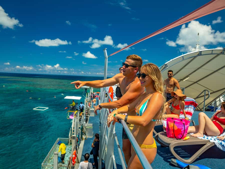 Cairns: Outer Great Barrier Reef Pontoon with Activities - Lunch, the waterslide, and time between activities