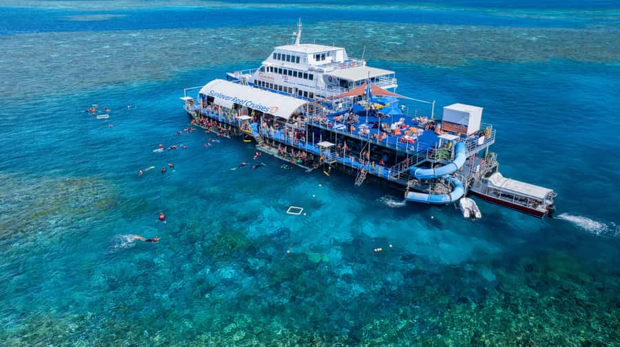 Cairns: Outer Great Barrier Reef Pontoon with Activities - Checking in at Cairns Reef Fleet Terminal