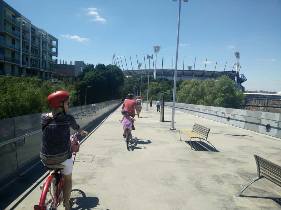 Classic Melbourne Bike tour - The first ride: city sights with stories attached