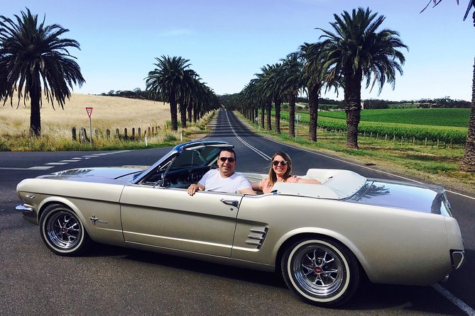 Classic Mustang Convertible Barossa Valley Half Day Private Tour For 2 - A Mustang ride instead of a minivan