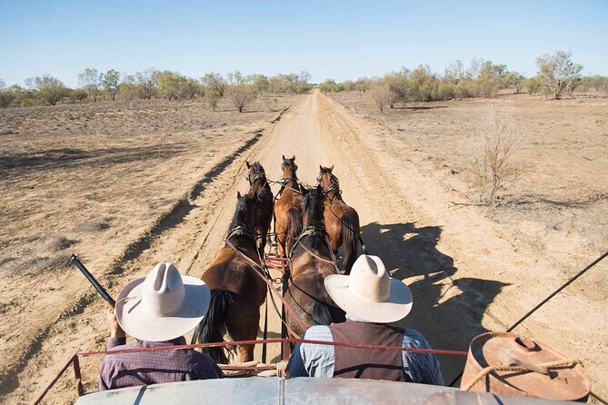 Cobb & Co Stagecoach Experience in Longreach - The Old Time Tent Show at midday
