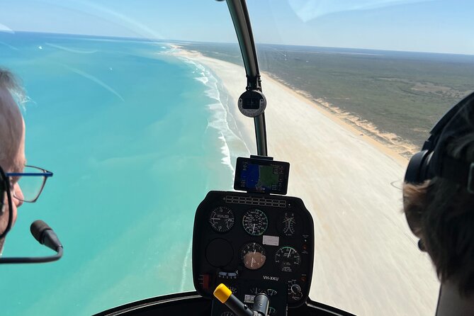 Colours of Broome: Stunning 30-Minute Scenic Helicopter Flight - The flight along Cable Beach