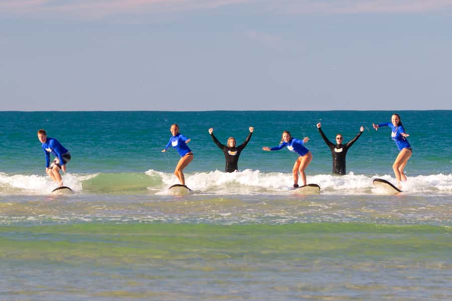 Coolangatta: 2 Hour Surf Experience on the Gold Coast - Moving into the waist-deep water