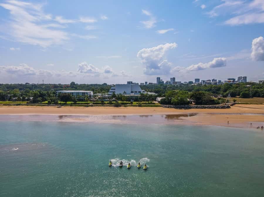 Darwin: Guided Jet Ski Tour - The first run along Darwin harbour