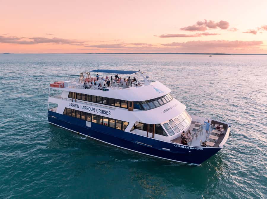 Darwin Harbour: 2-Hour Gaze and Graze Sunset Cruise - Mango ice cream and the onboard bar
