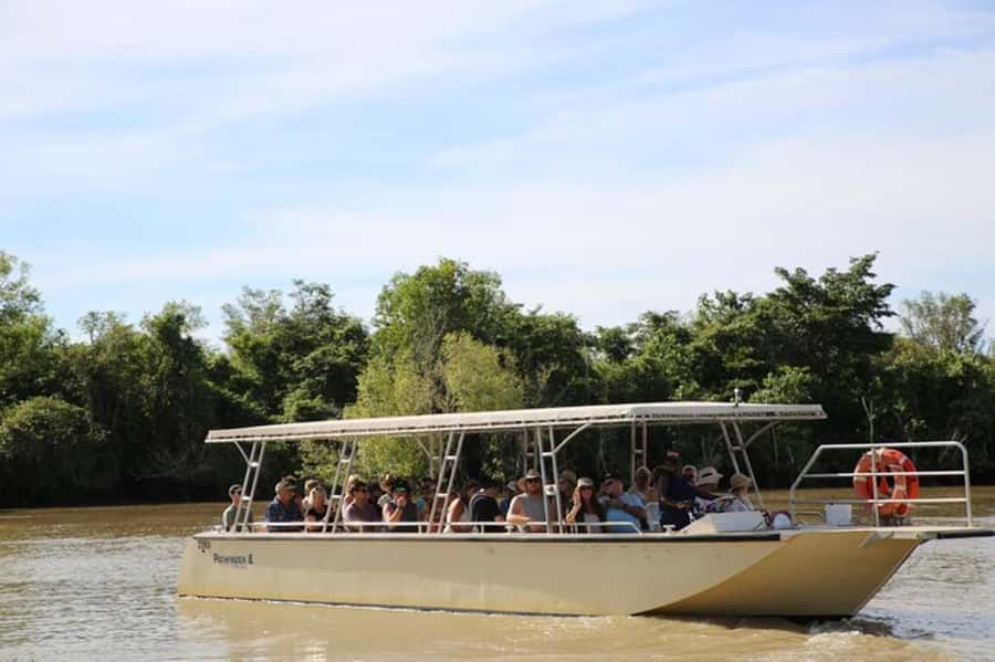 Darwin: Jumping Crocodile Adventure Cruise with Lunch - Fogg Dam brings the morning back down to earth